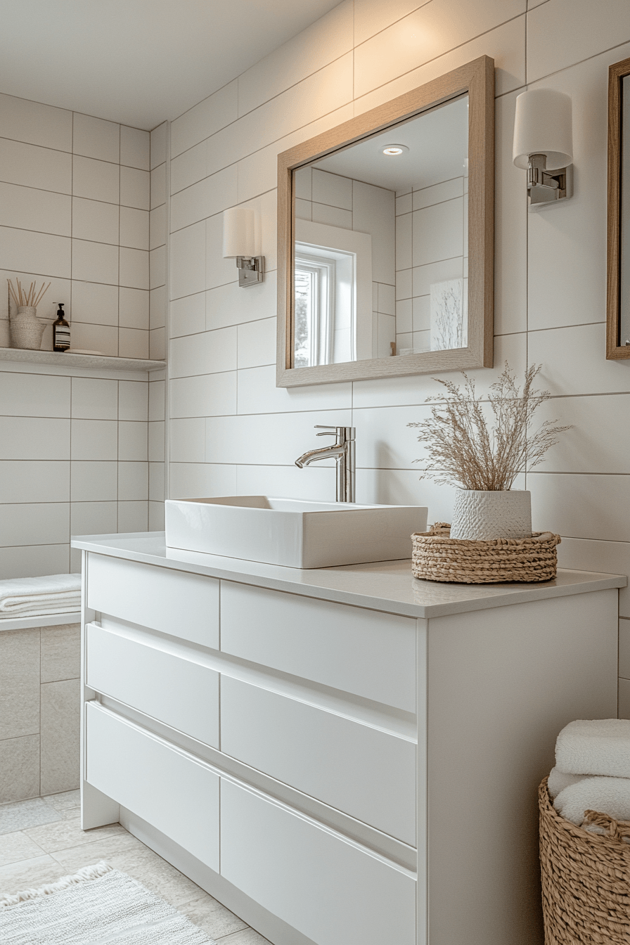 Farmhouse Bathrooms That Balance Rustic With Real Life 8