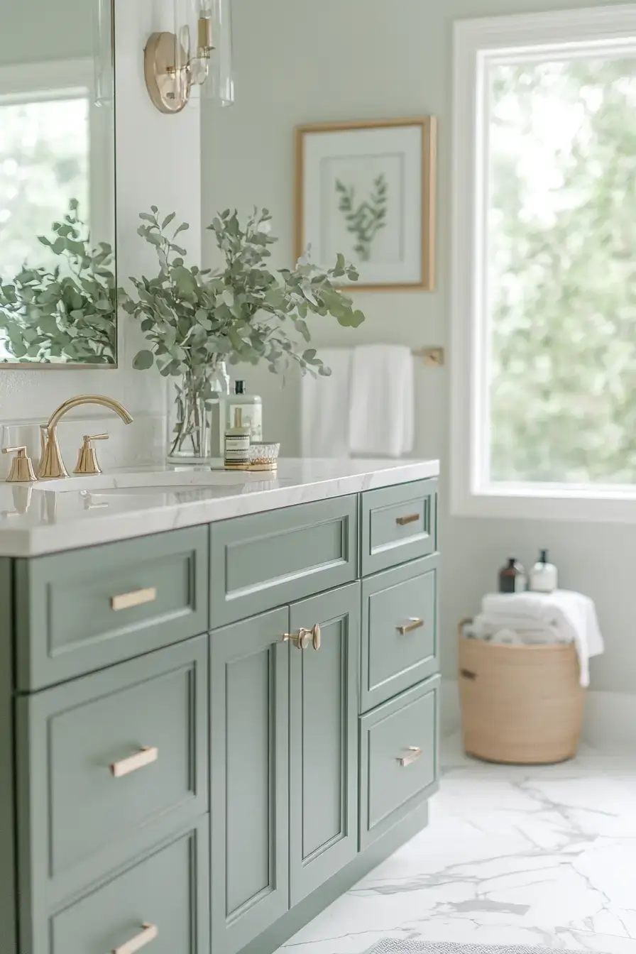 29 Sage Green Bathroom Ideas That Calm the Rush 9