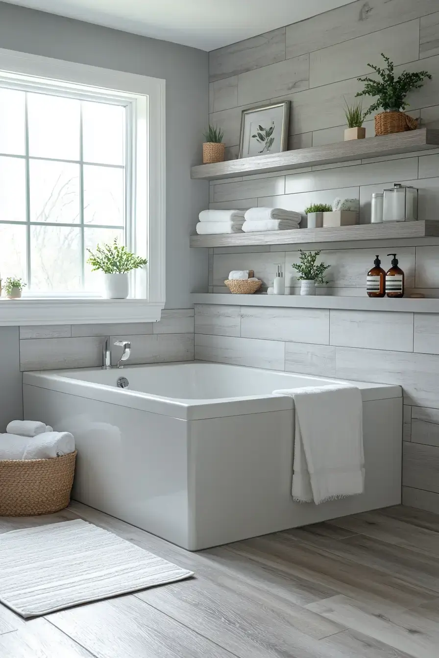 29 Grey Bathroom Ideas That Make the Morning Feel Quieter 9