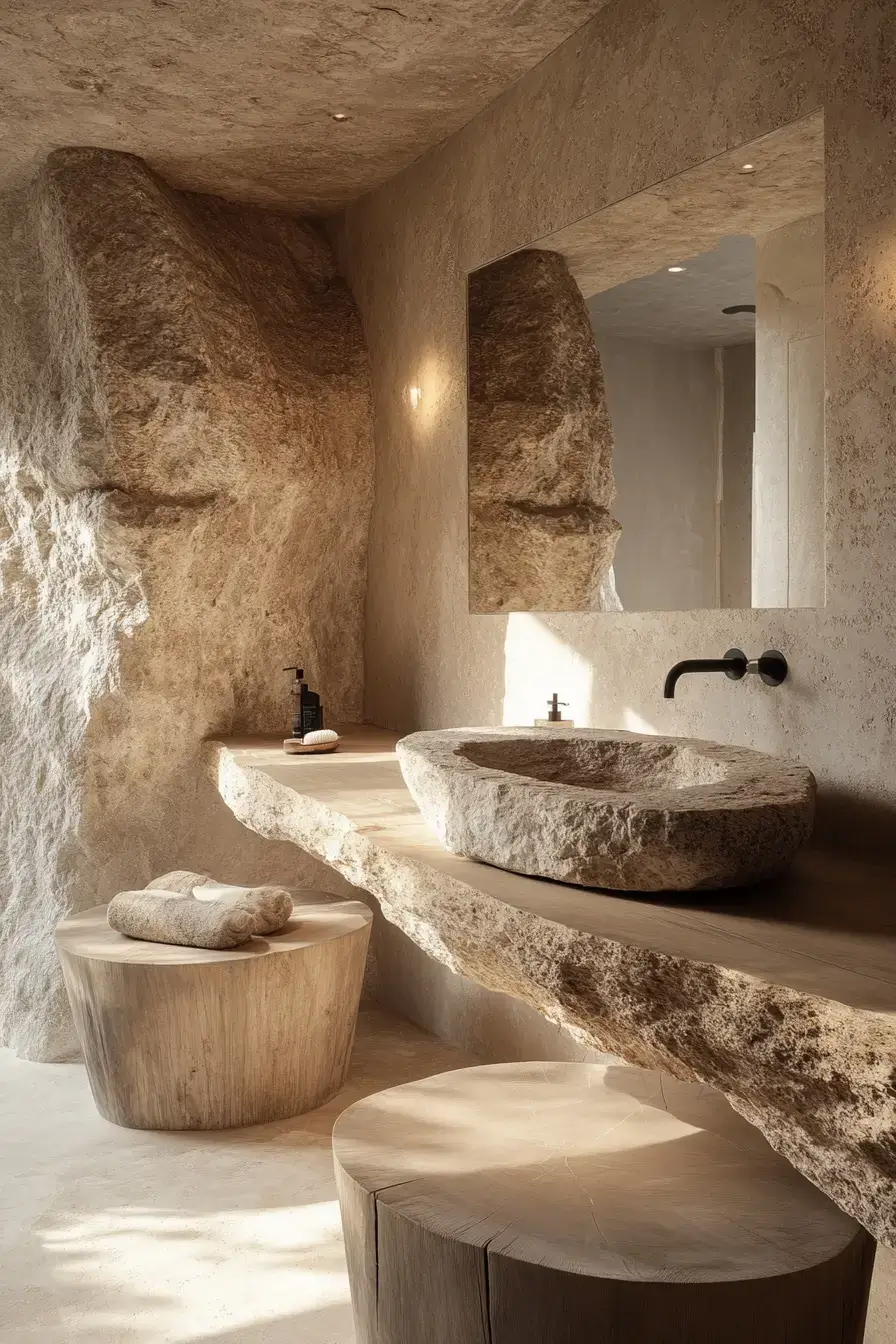 29 Rustic Bathroom Ideas That Feel Like a Cabin Morning 9