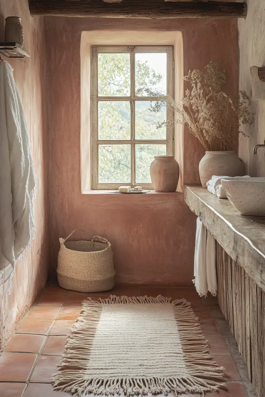 29 Terracotta Bathroom Ideas That Warm Up the Whole House 9