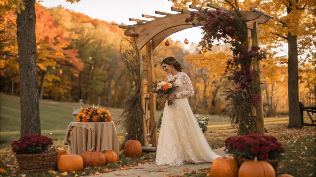 29 Autumn Wedding Ideas That Taste Like the Season 91 autumn wedding