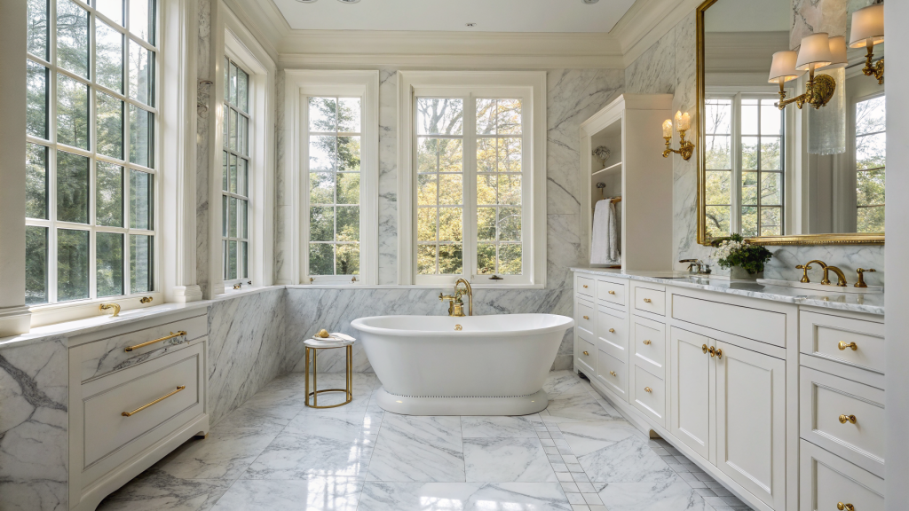 Marble Bathrooms That Feel Luxurious Without Looking Like a Hotel Lobby 32 marble bathroom