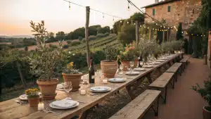 rustic italian wedding