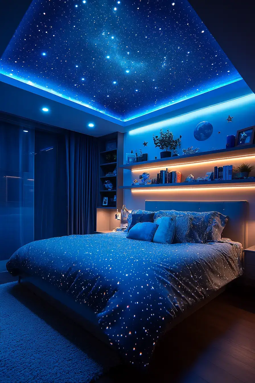29 Space Themed Bedroom Ideas That Feel Like a Quiet Orbit 1 space themed bedroom