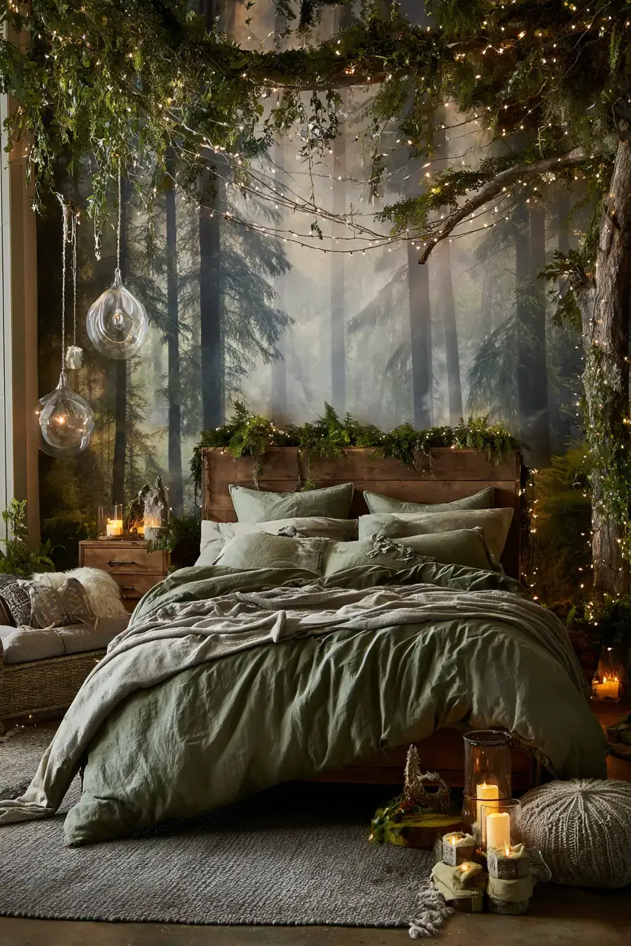 29 Forest Themed Bedroom Ideas That Bring the Woods Indoors 1 forest themed bedroom
