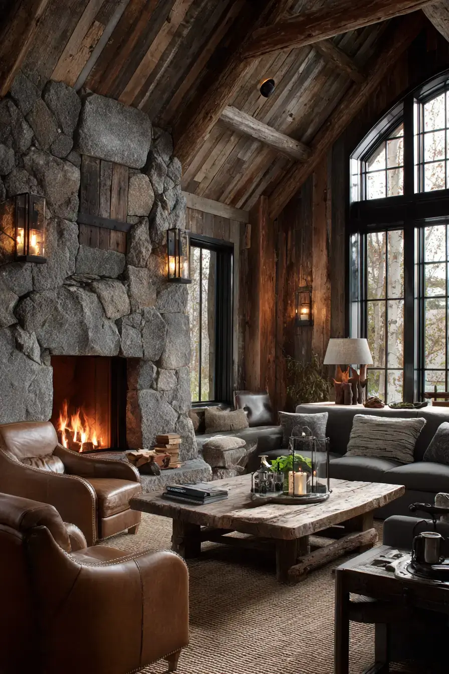 29 Rustic Living Room Ideas That Feel Collected Over Time 1 rustic living room ideas