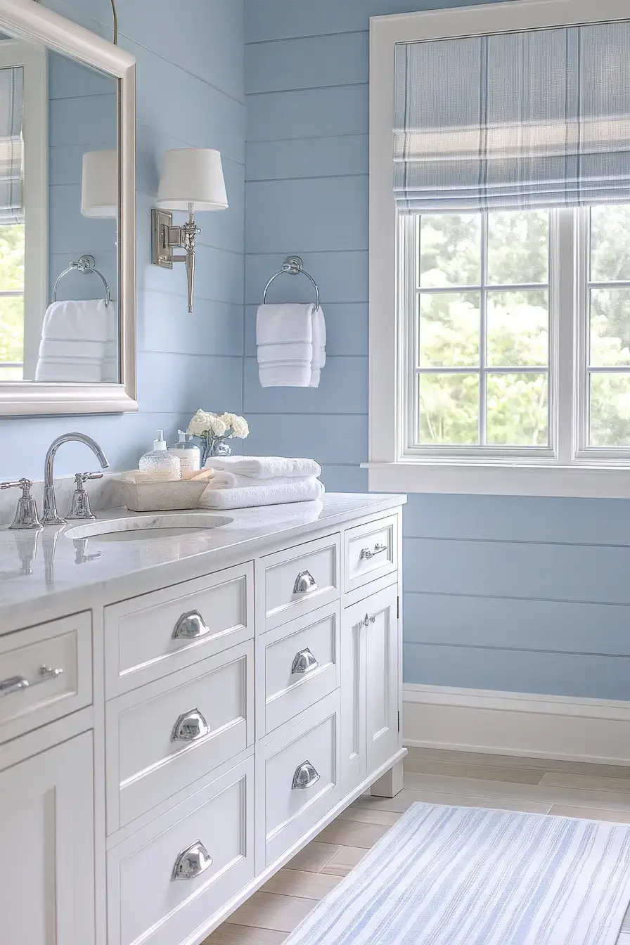 29 Modern Coastal Bathroom Ideas That Feel Spa-Calm 1 modern coastal bathroom