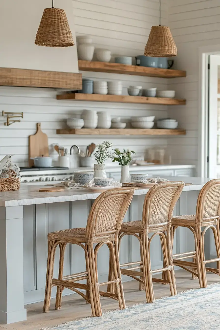 29 Coastal Kitchen Ideas That Carry the Shore Right to the Sink 1 coastal kitchen