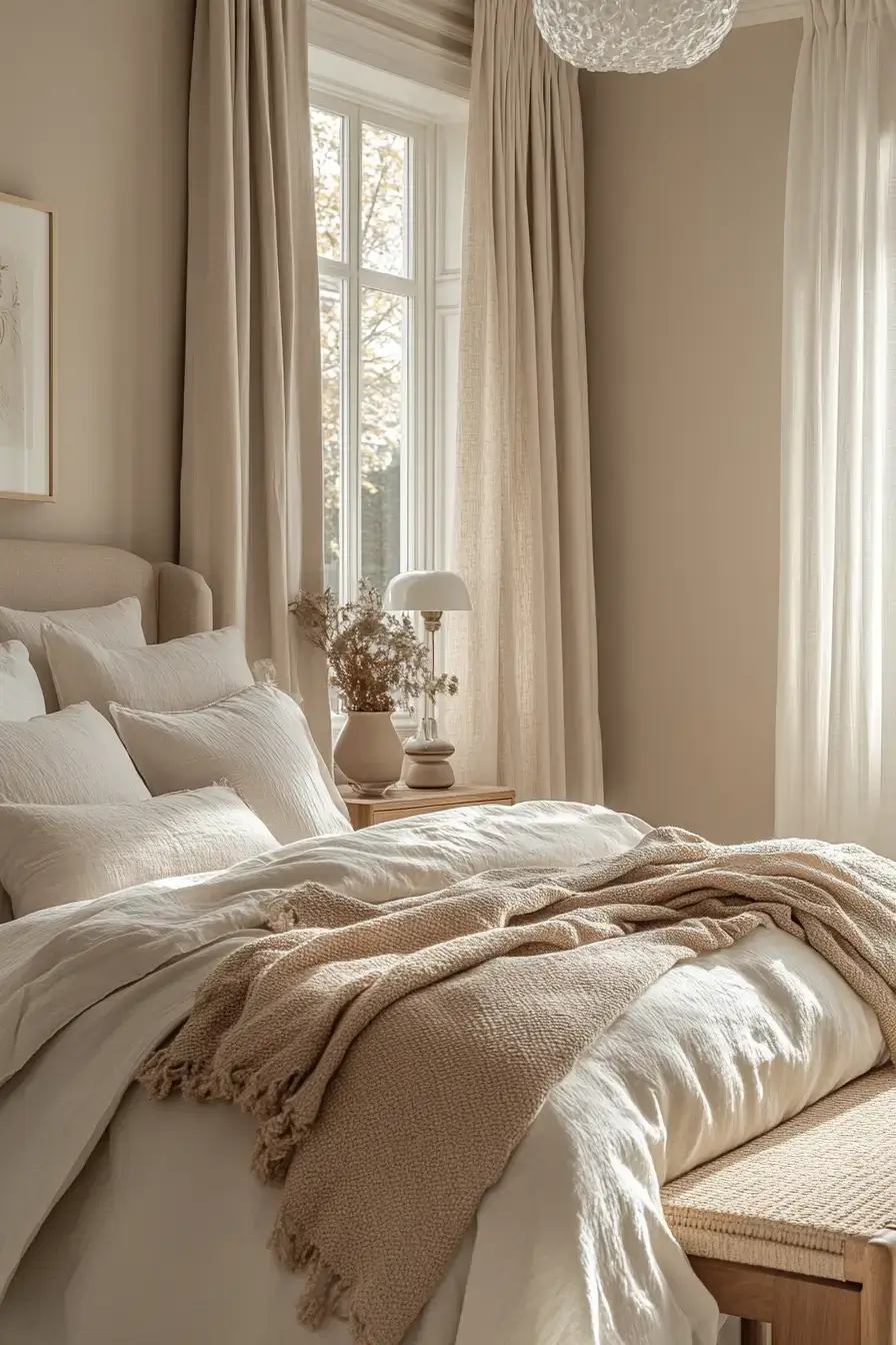 29 Beige Bedroom Ideas for Waking Up with the Light 1 beige bedroom
