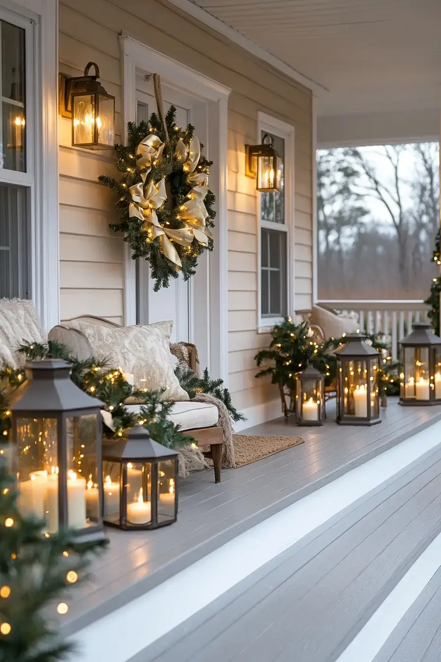 23 Front Porch Christmas Decor Looks That Last Through January 10 front porch christmas decor