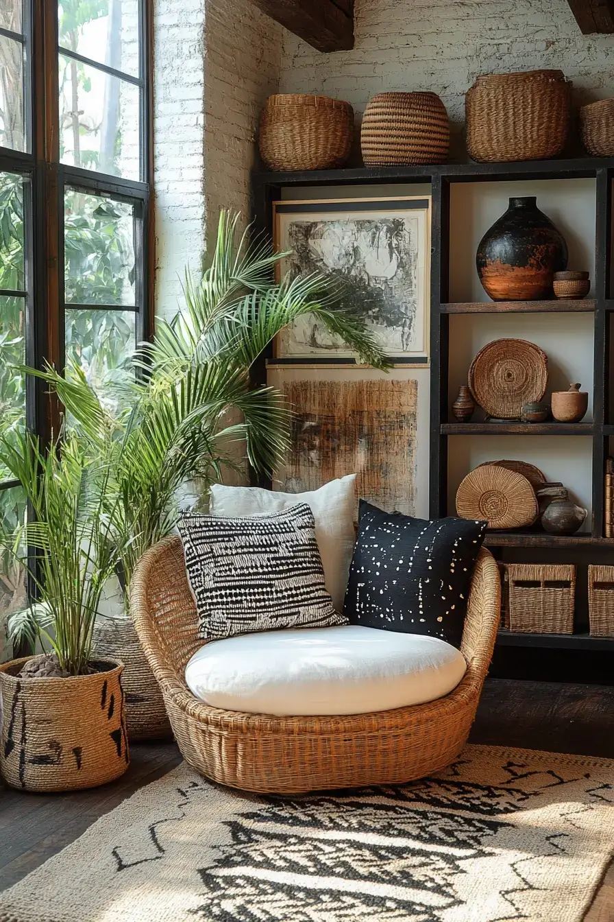 29 Afro Bohemian Style Decor Ideas That Make a Room Feel Collected, Not Decorated 10 afro bohemian style decor
