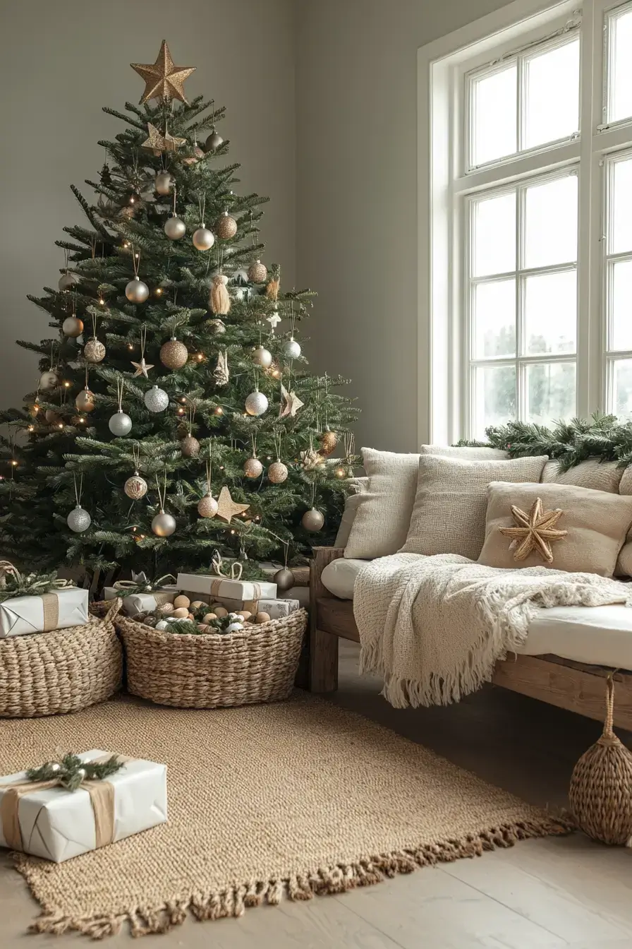 27 Natural Christmas Decor Ideas Using Pine and Dried Citrus 10 natural christmas decor