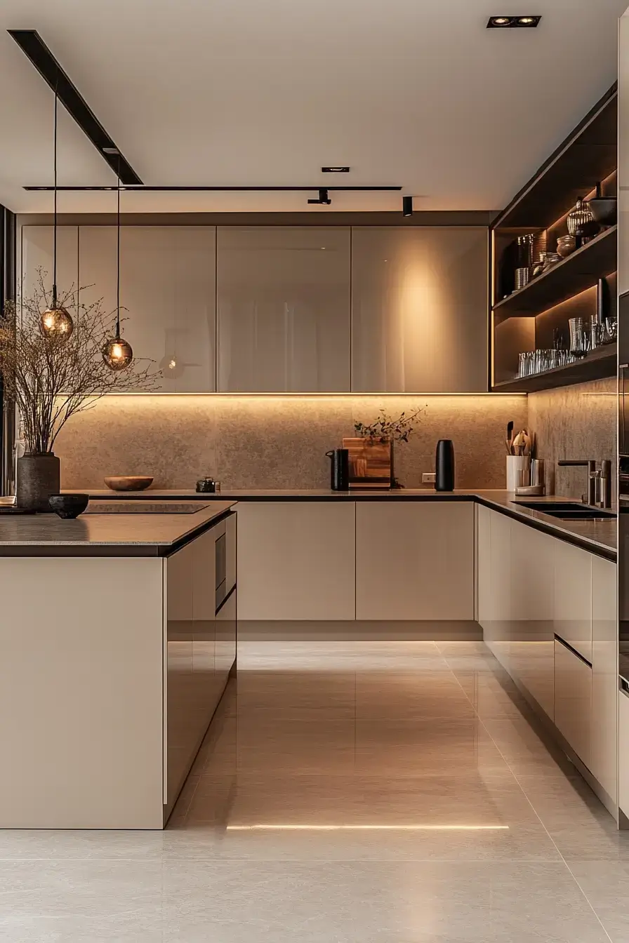 29 Beige Kitchen Ideas That Quietly Shift With the Light All Day 11 beige kitchen