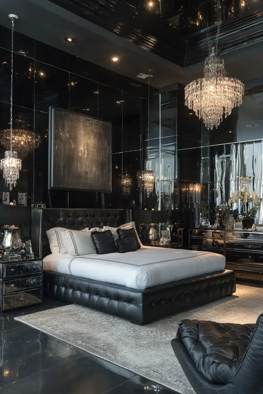29 Black Themed Bedroom Ideas That Read Cozy, Not Cold 11 black themed bedroom