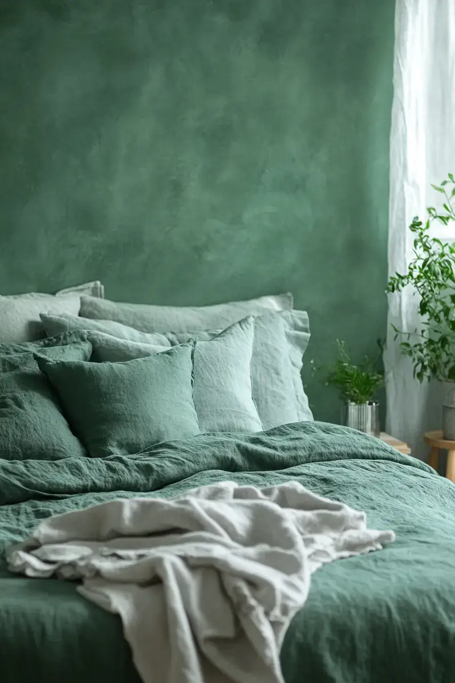 29 Emerald Green Bedroom Ideas for a Room That Wraps Around You 11 emerald green bedroom