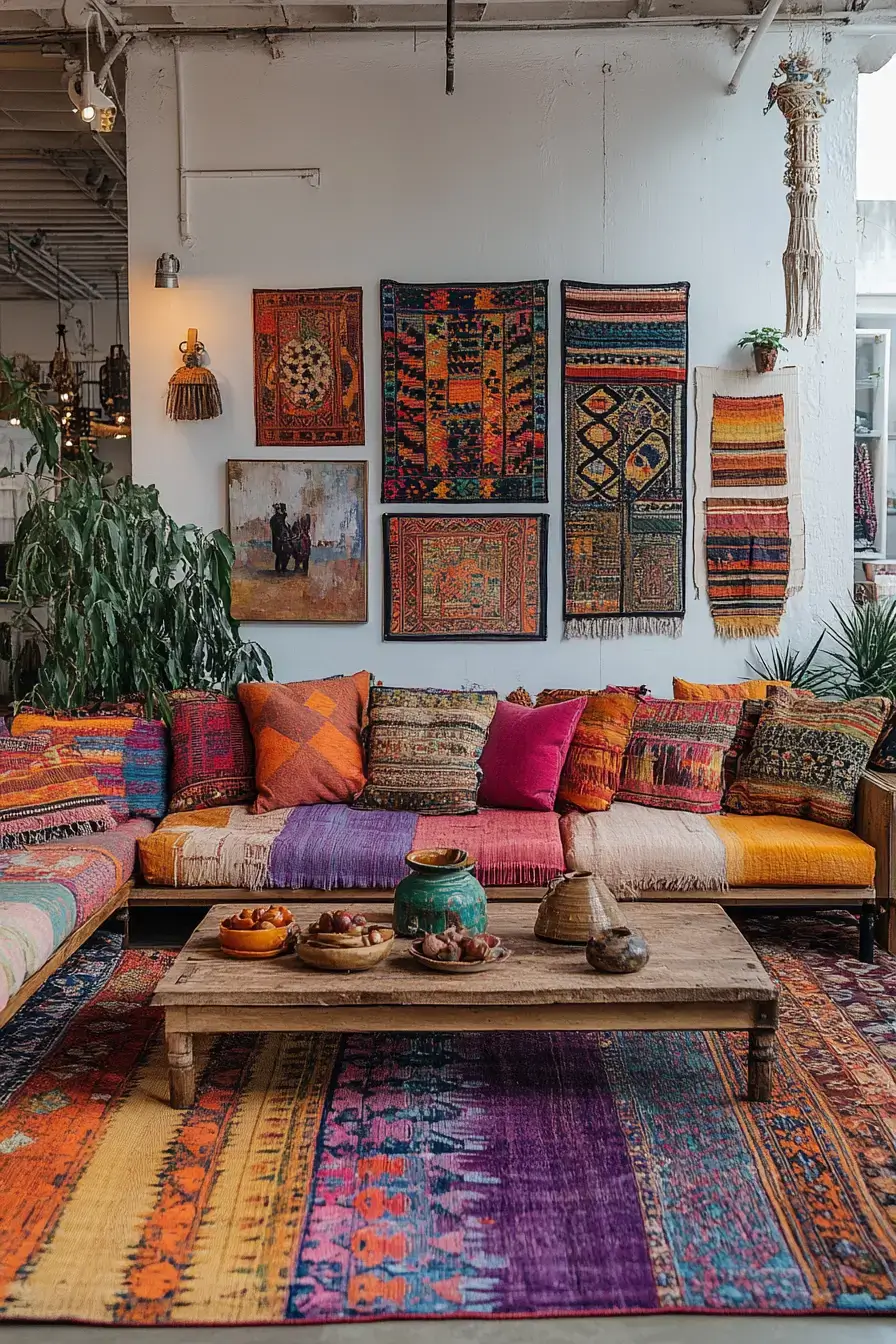 29 Afro Boho Living Room Ideas That Feel Lived-In, Not Staged 11 afro boho living room