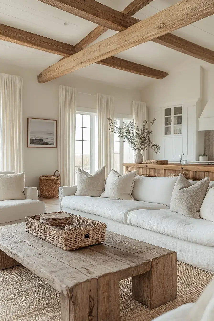 29 Rustic Farmhouse Living Room Ideas Built for Everyday Life 11 rustic farmhouse living room