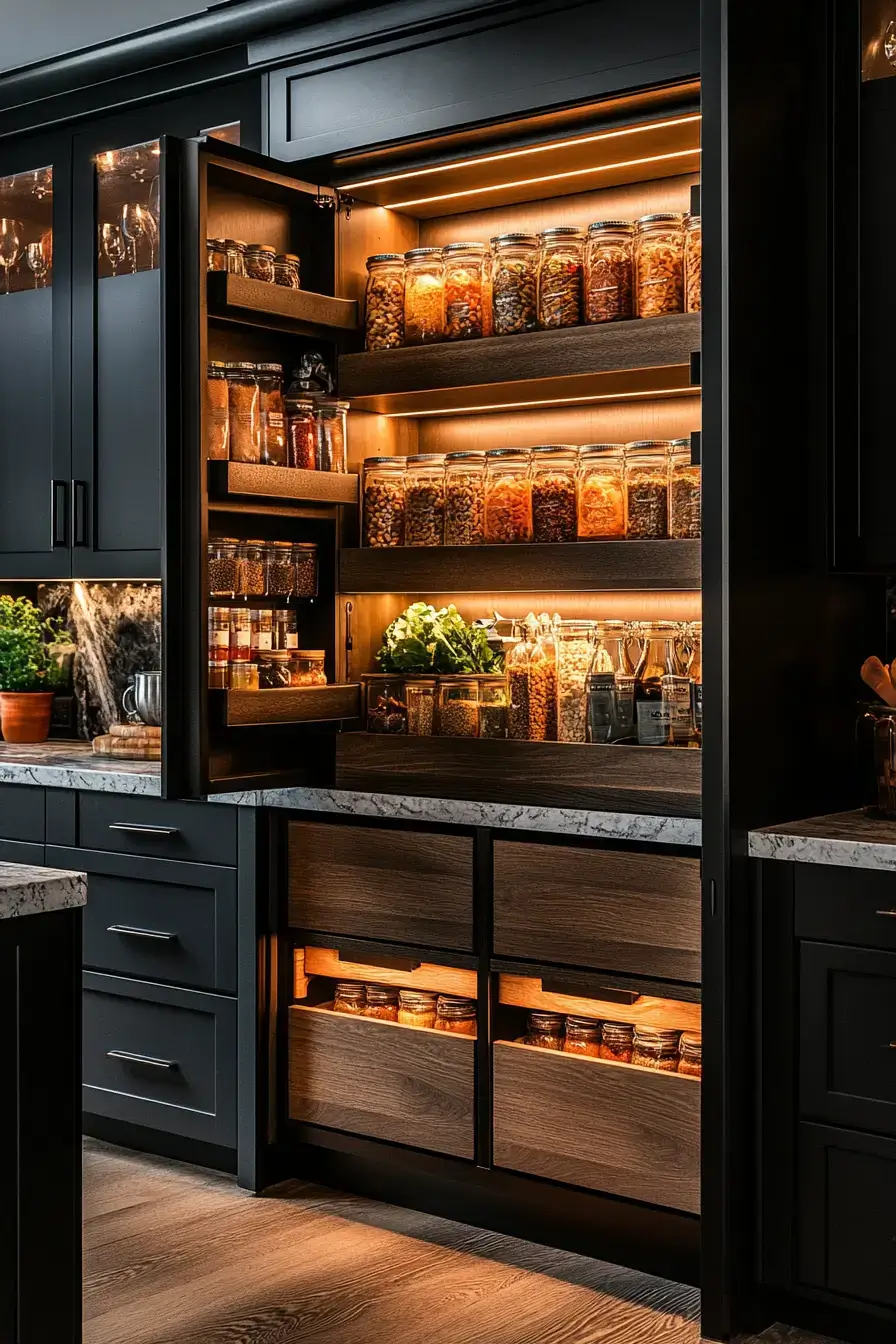 27 Kitchen Pantry Designs Built Around Real Grocery Habits 11 kitchen pantry design
