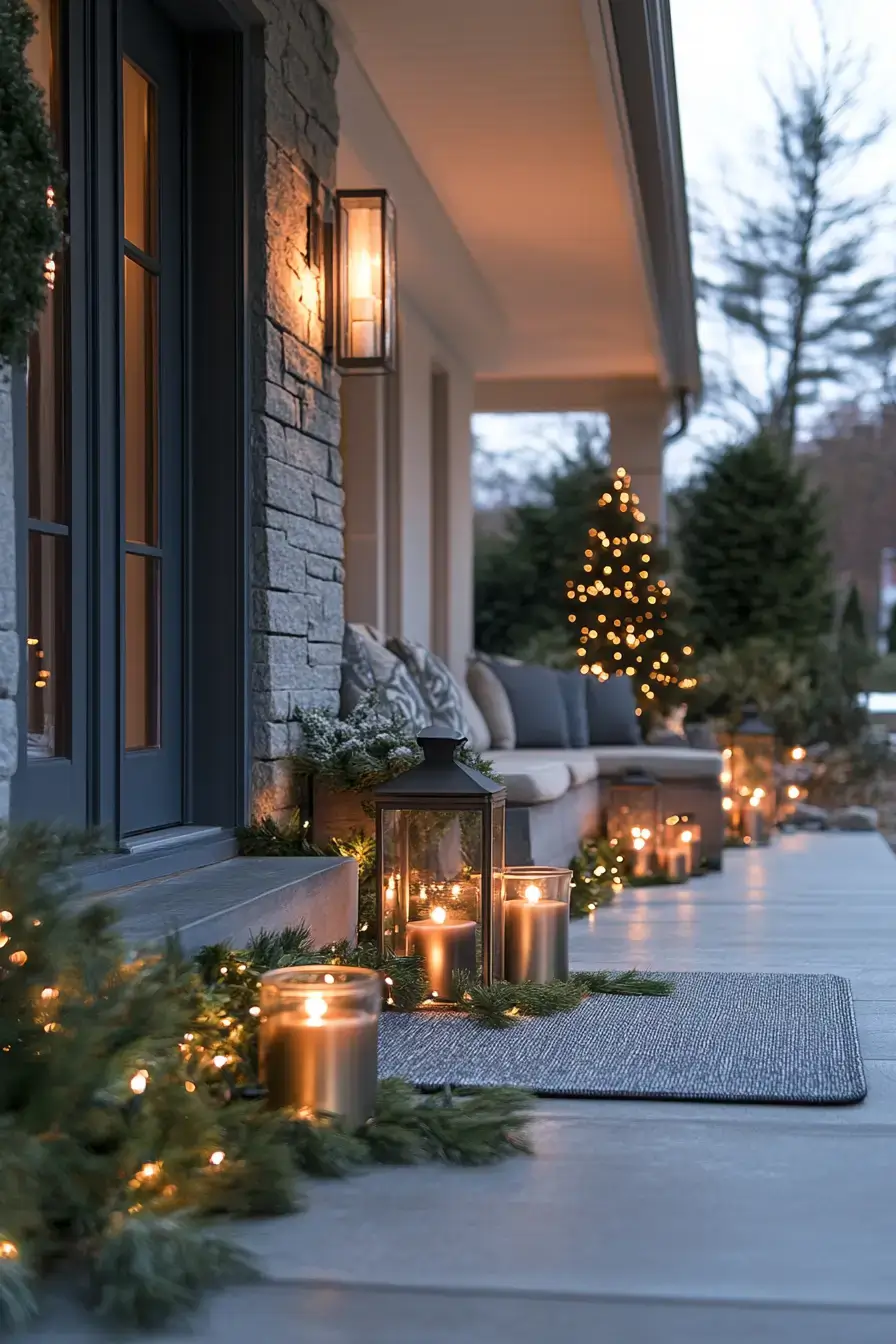 23 Front Porch Christmas Decor Looks That Last Through January 11 front porch christmas decor