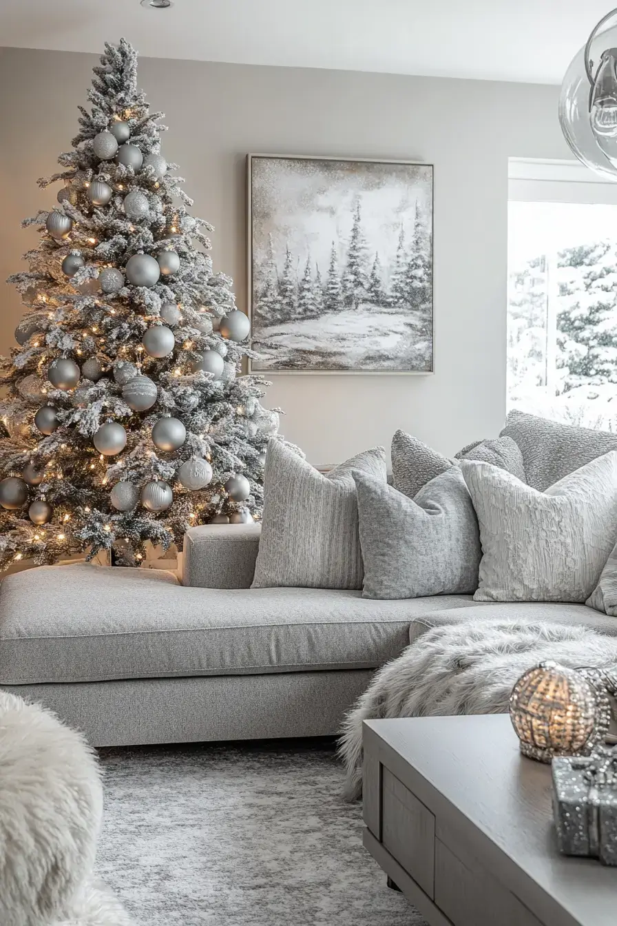 29 Christmas Living Room Setups That Feel Like a Real Holiday Evening 11 christmas living room