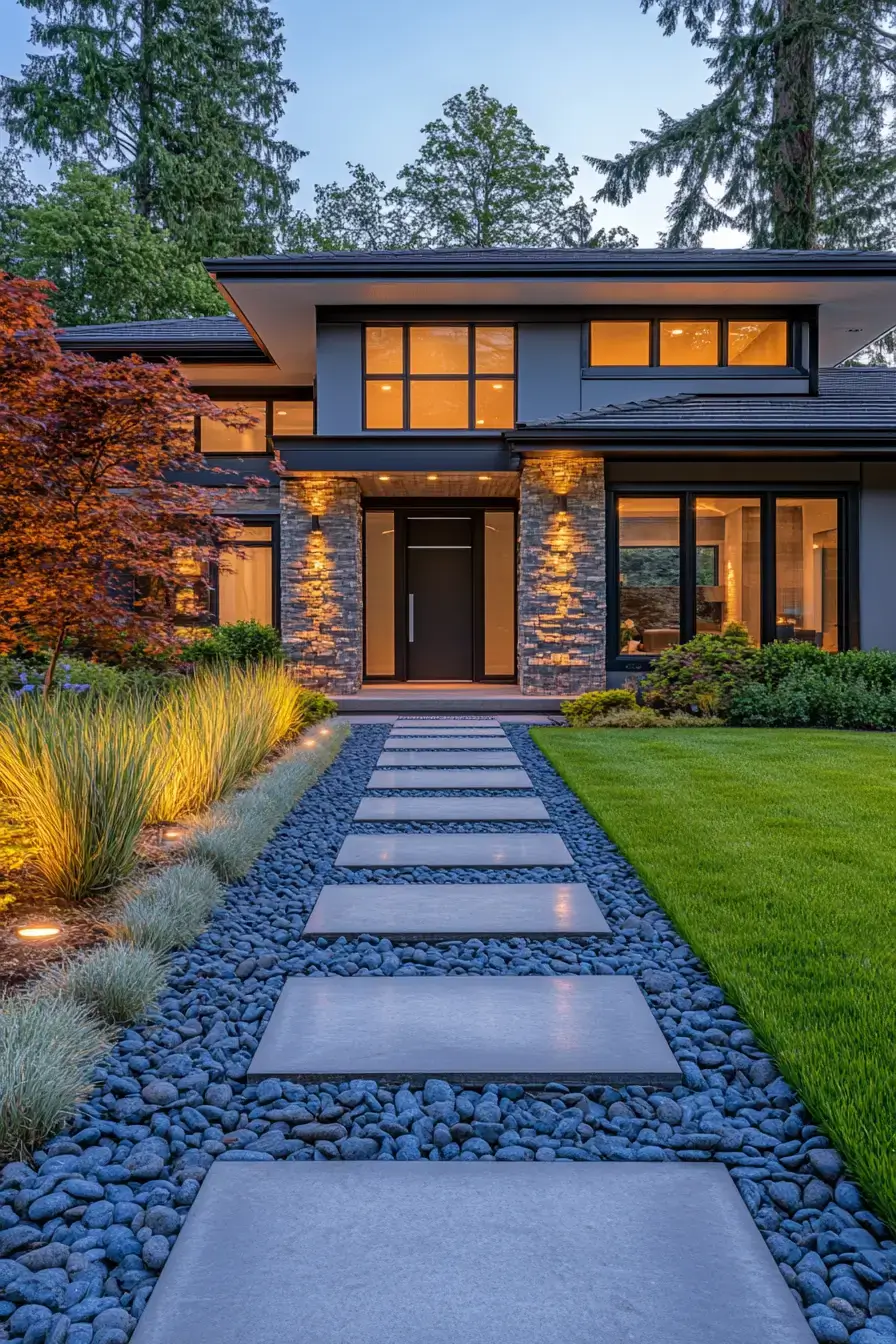 27 Front Yard Landscaping Ideas That Greet the Mail Carrier Right 11 front yard landscaping
