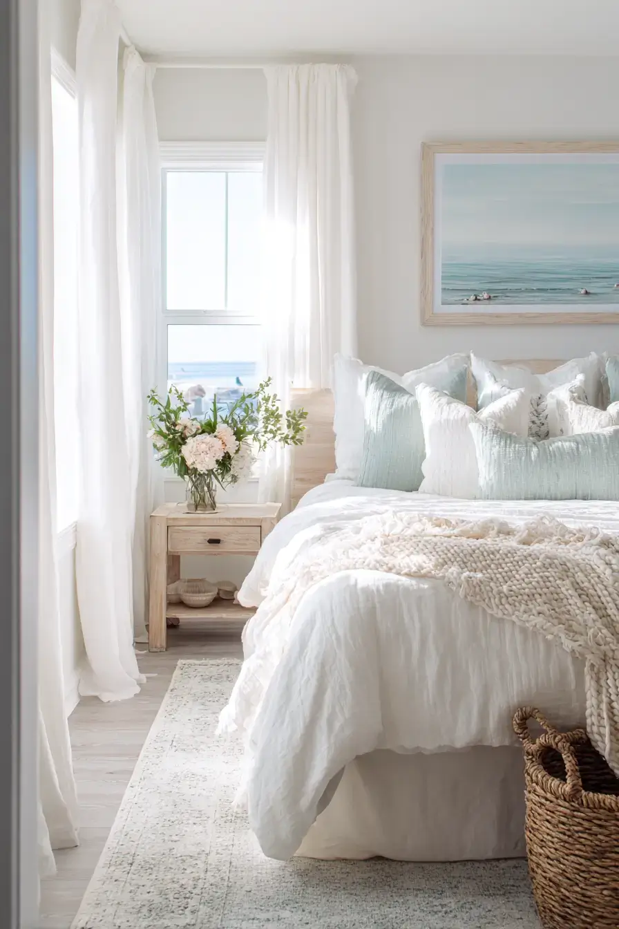 29 Coastal Bedroom Ideas That Borrow the Ease of a Beach Morning 11 coastal bedroom ideas