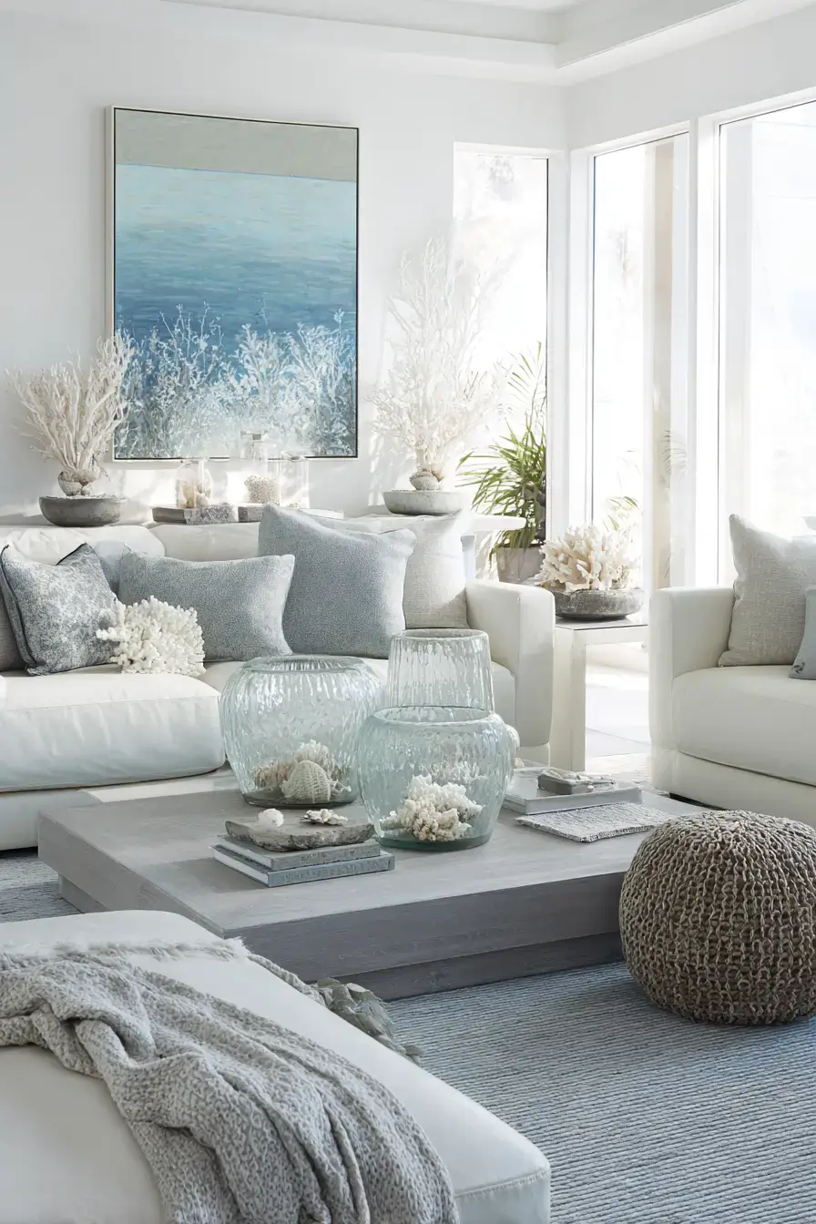 29 Modern Coastal Living Room Ideas With a Clean, Breezy Edge 11 modern coastal living room