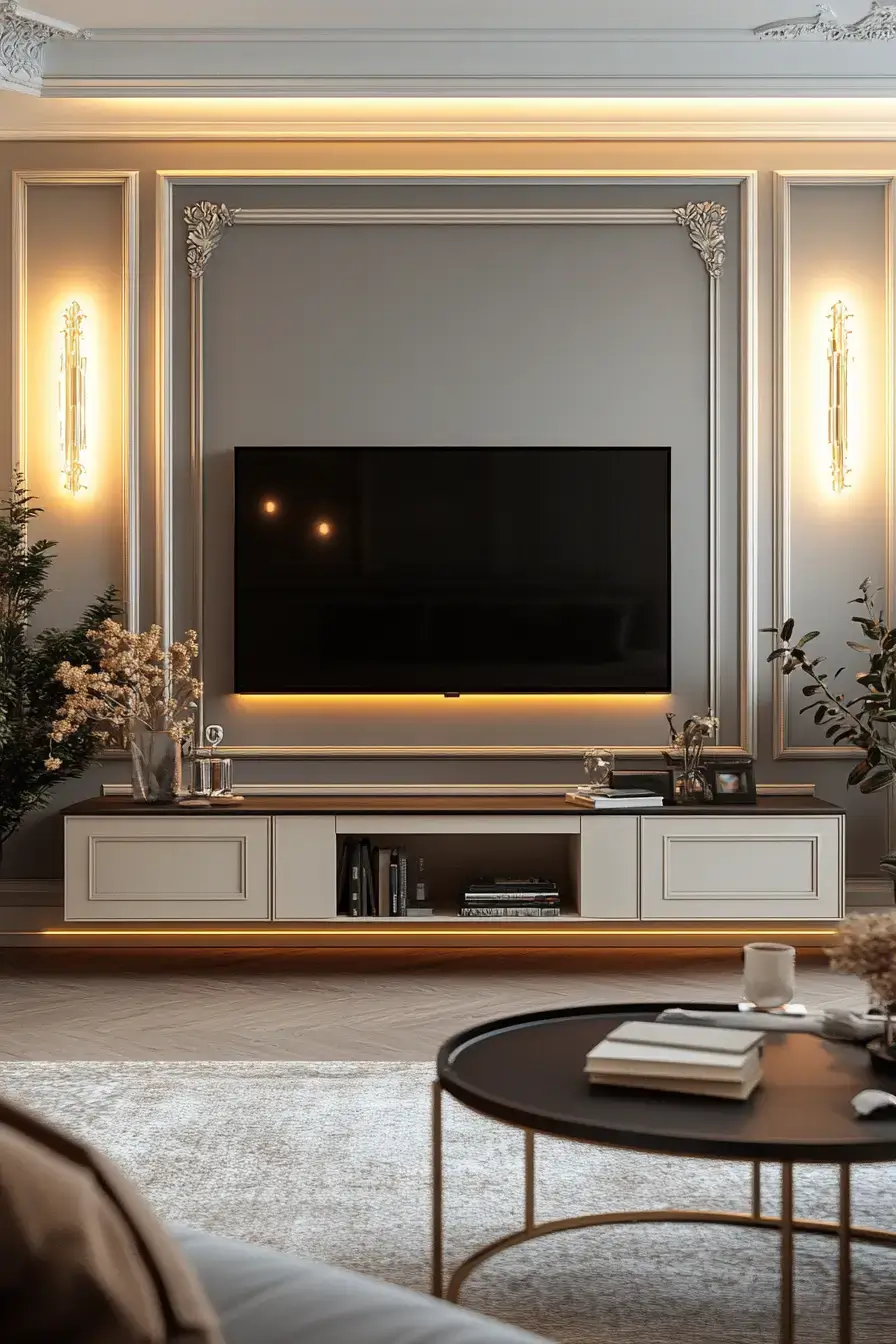 29 TV Unit Decor Ideas That Finally Give the Screen a Proper Home 12 tv unit decor