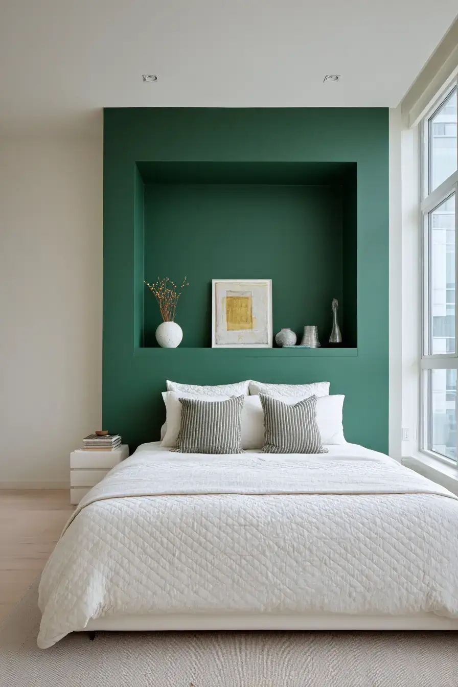 29 Emerald Green Bedroom Ideas for a Room That Wraps Around You 13 emerald green bedroom