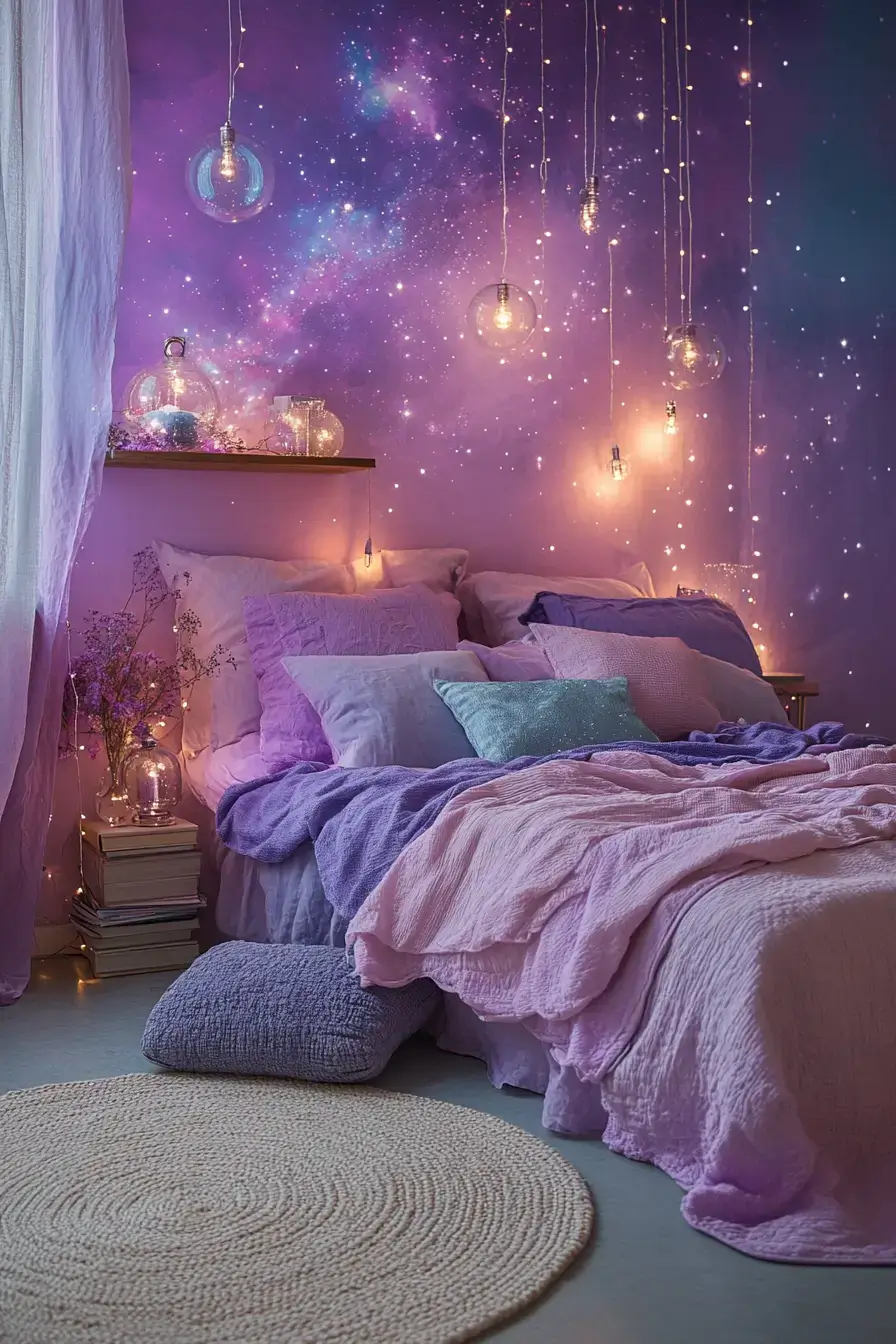 29 Space Themed Bedroom Ideas That Feel Like a Quiet Orbit 13 space themed bedroom