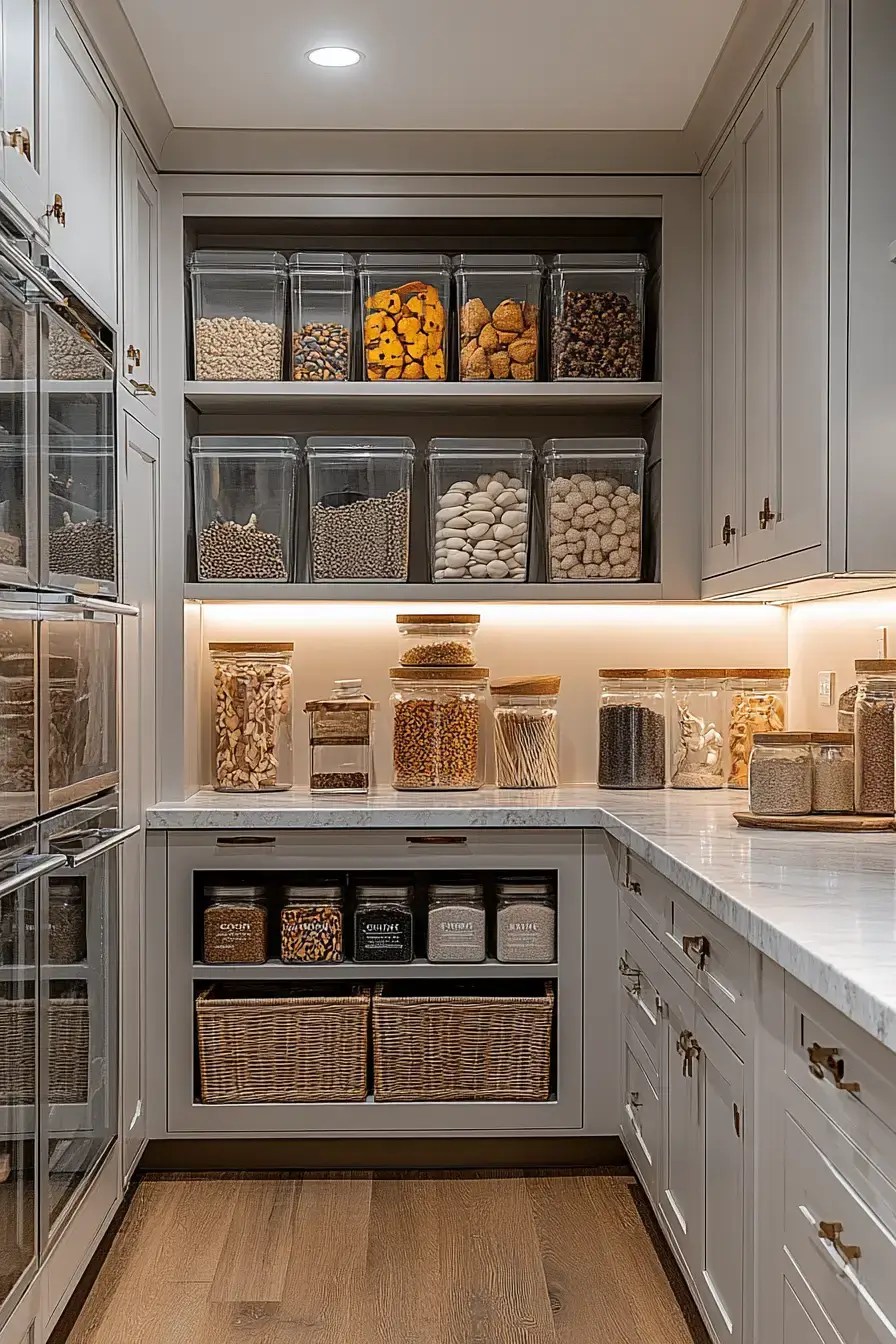 27 Kitchen Pantry Designs Built Around Real Grocery Habits 13 kitchen pantry design