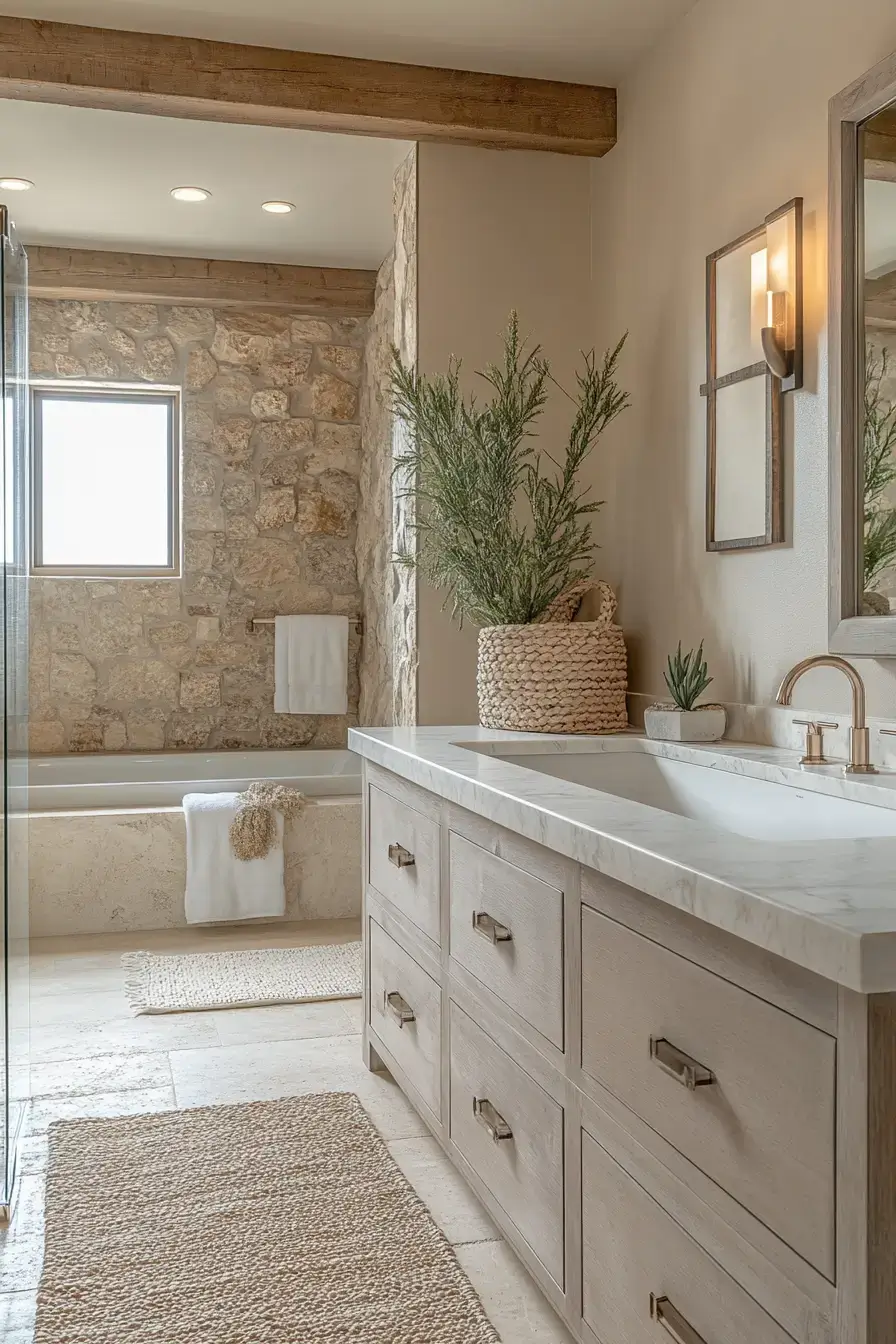 29 Coastal Bathroom Ideas That Feel Like a Tidal Pool Retreat 13 coastal bathroom ideas