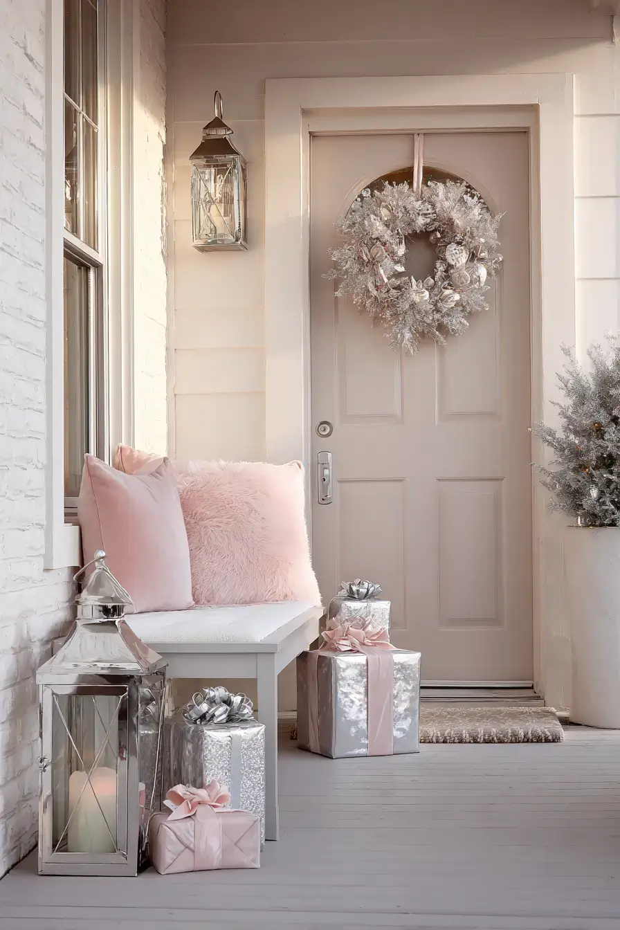23 Front Porch Christmas Decor Looks That Last Through January 14 front porch christmas decor