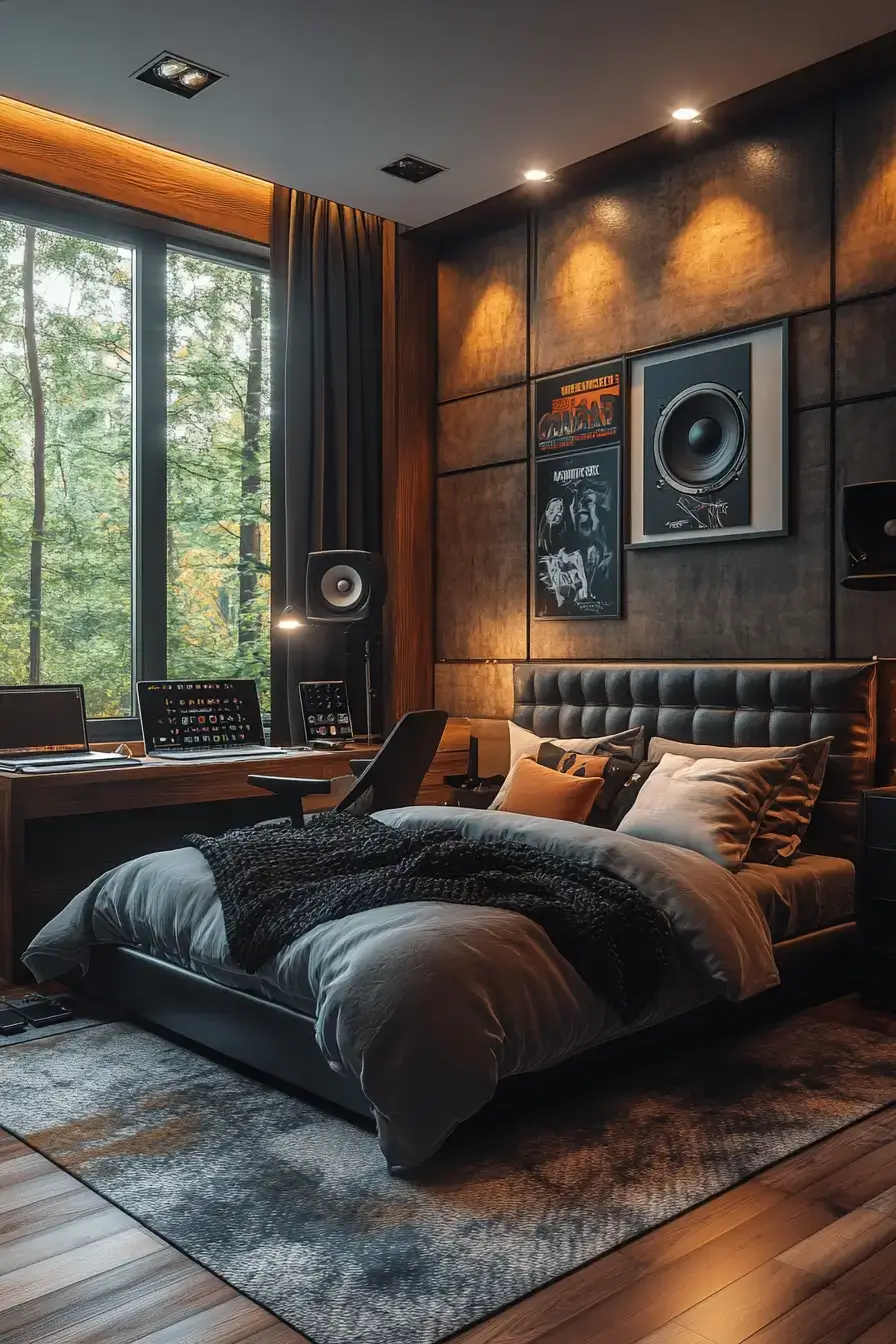 21 Teen Boy Bedrooms That Balance Posters and Actual Sleep 14 teen boy bedroom