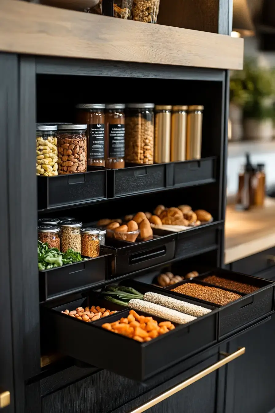 27 Kitchen Pantry Designs Built Around Real Grocery Habits 14 kitchen pantry design
