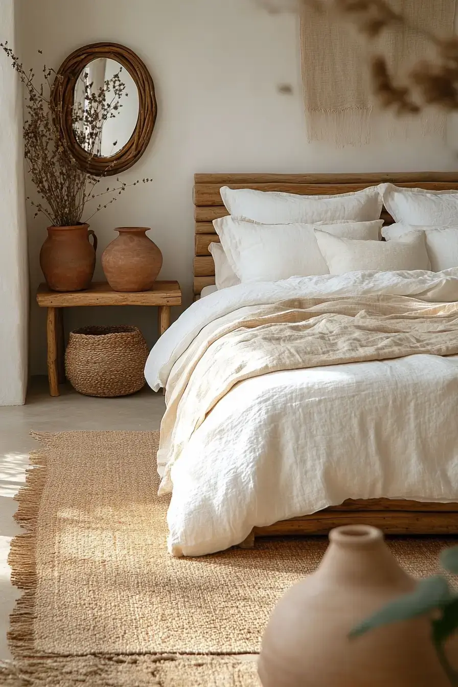29 Minimalist Boho Bedroom Ideas That Balance Bare and Cozy 14 minimalist boho bedrooms