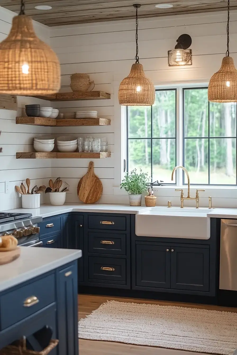 29 Coastal Kitchen Ideas That Carry the Shore Right to the Sink 14 coastal kitchen
