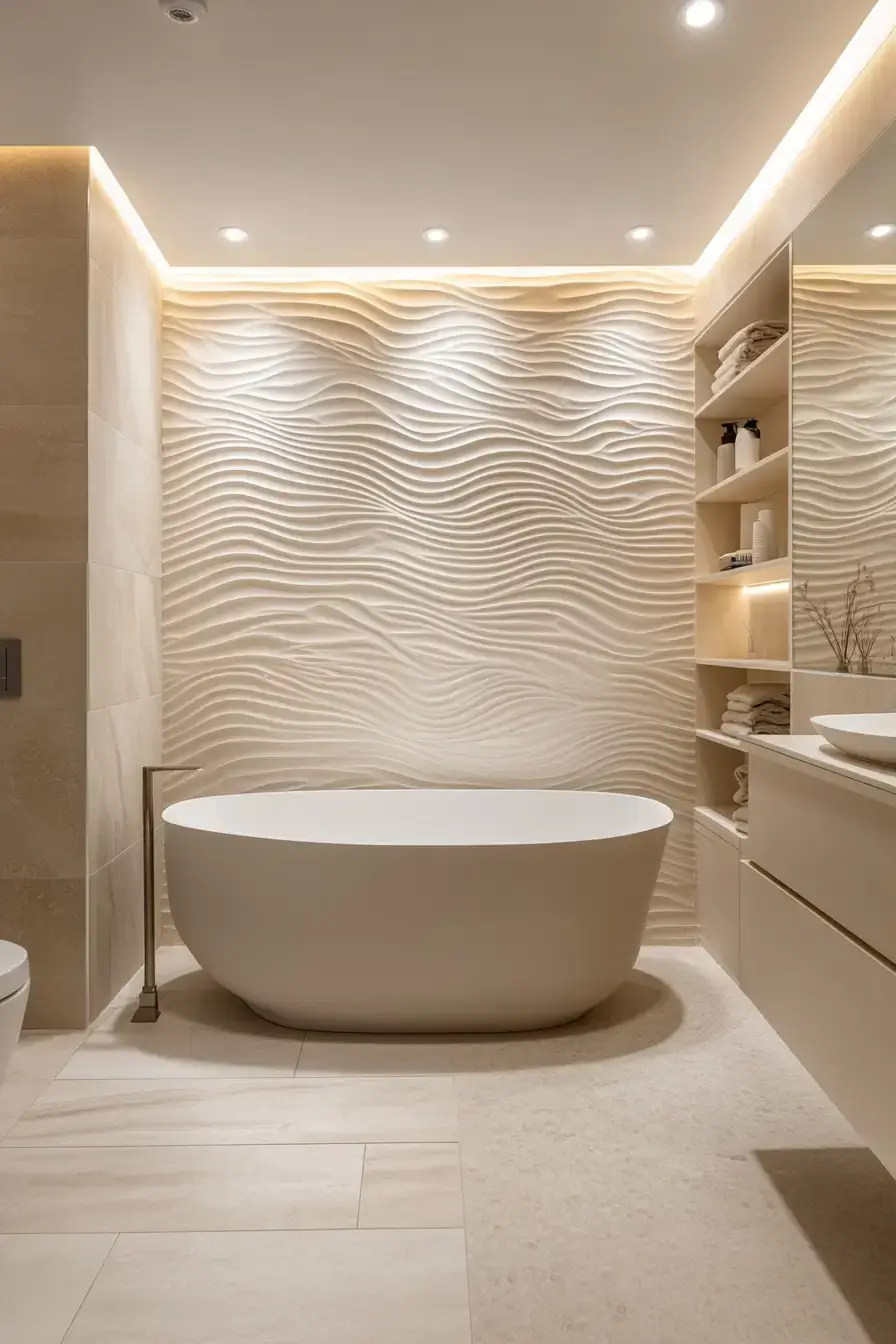 27 Beige Bathroom Looks That Stay Calm Even on Busy Mornings 14 beige bathroom ideas