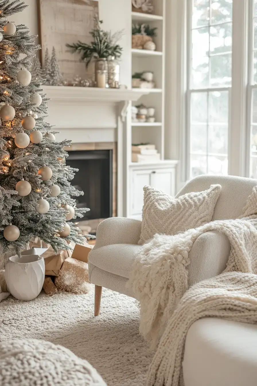 29 Christmas Living Room Setups That Feel Like a Real Holiday Evening 14 christmas living room