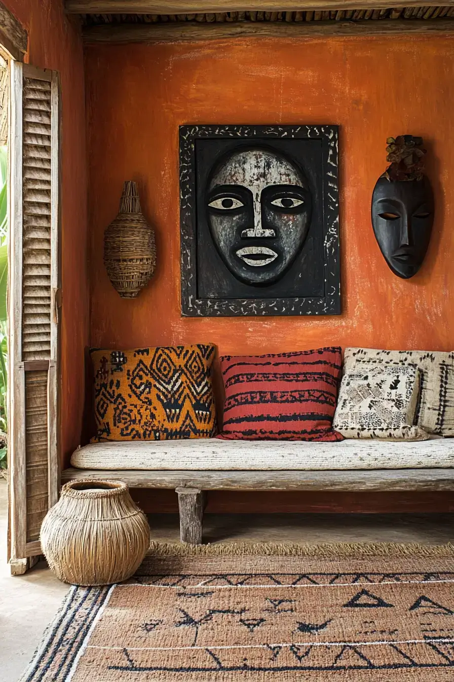 29 Afro Boho Decor Ideas That Bring Soul and Story Into Every Corner 15 afro boho decor