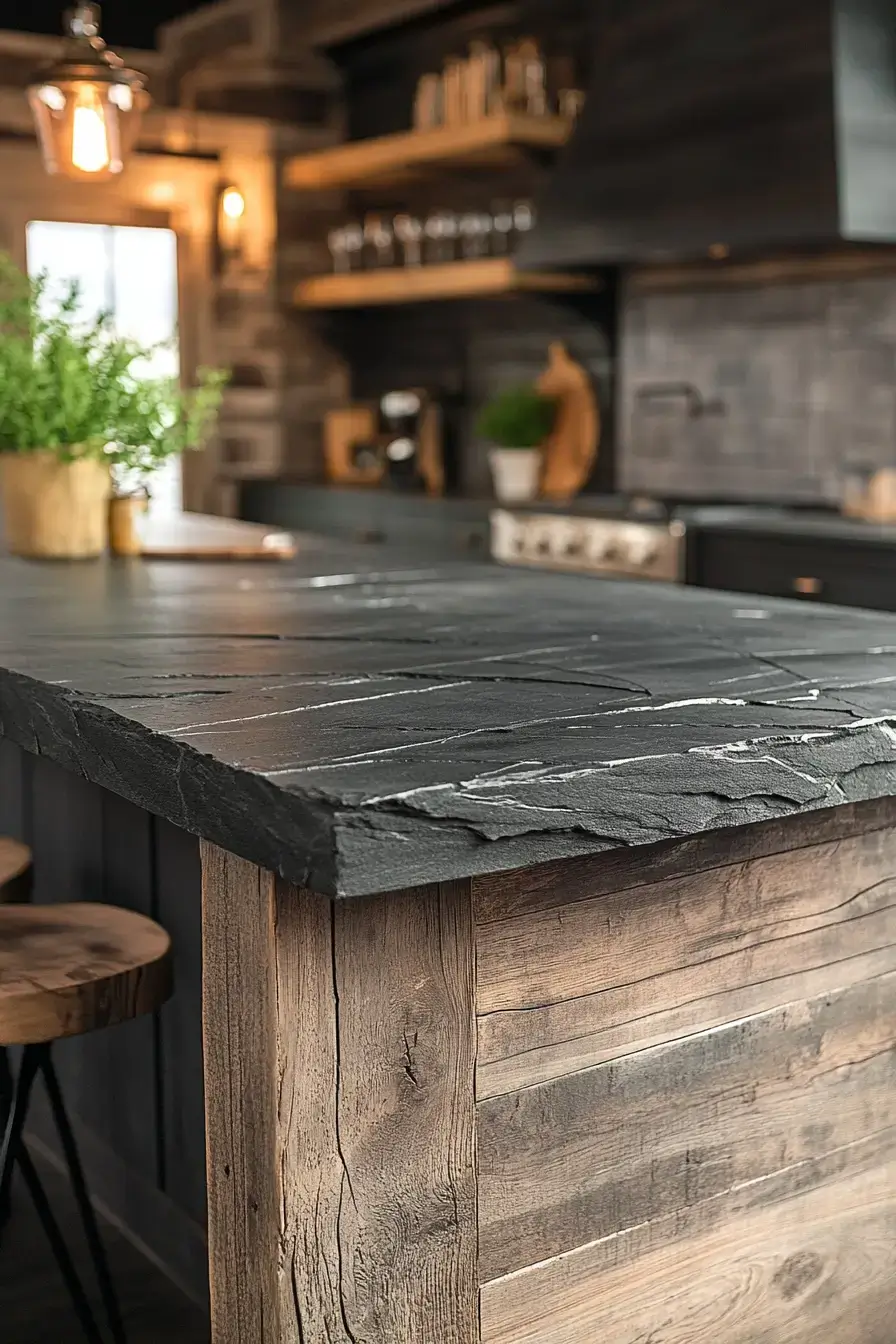 29 Dark Rustic Kitchen Ideas With Real Cabin Depth 15 dark rustic kitchen