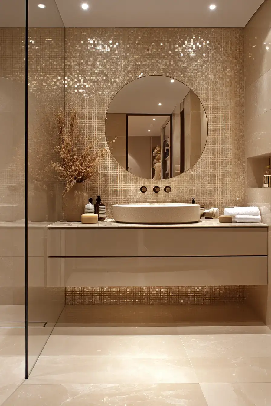 27 Beige Bathroom Looks That Stay Calm Even on Busy Mornings 15 beige bathroom ideas