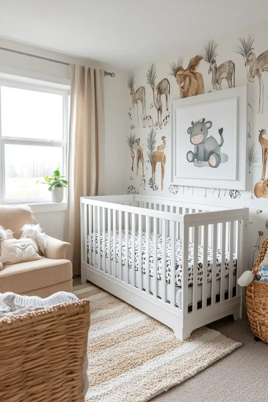 29 Safari Baby Room Ideas for a Soft Little Wild Side 15 safari baby room