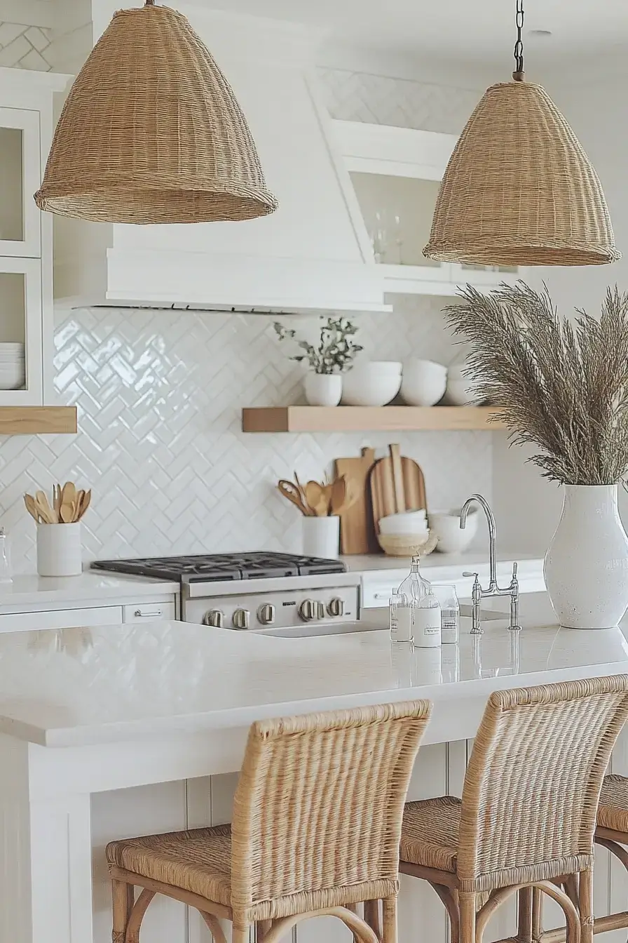 29 Modern Coastal Kitchen Ideas That Pair Marble With Driftwood 15 modern coastal kitchen