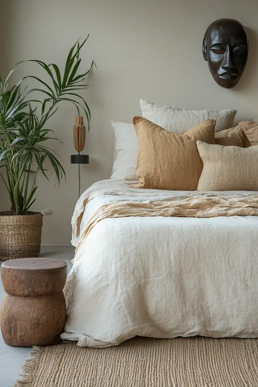 29 Afro Boho Bedroom Ideas That Turn Sleep Spaces Into Sanctuaries 15 afro boho bedroom