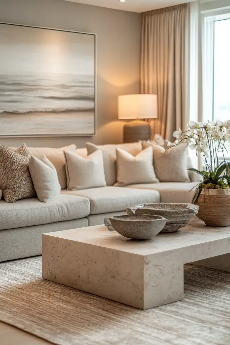 25 Grey and Beige Living Room Mixes That Actually Stay Warm 15 grey and beige living room