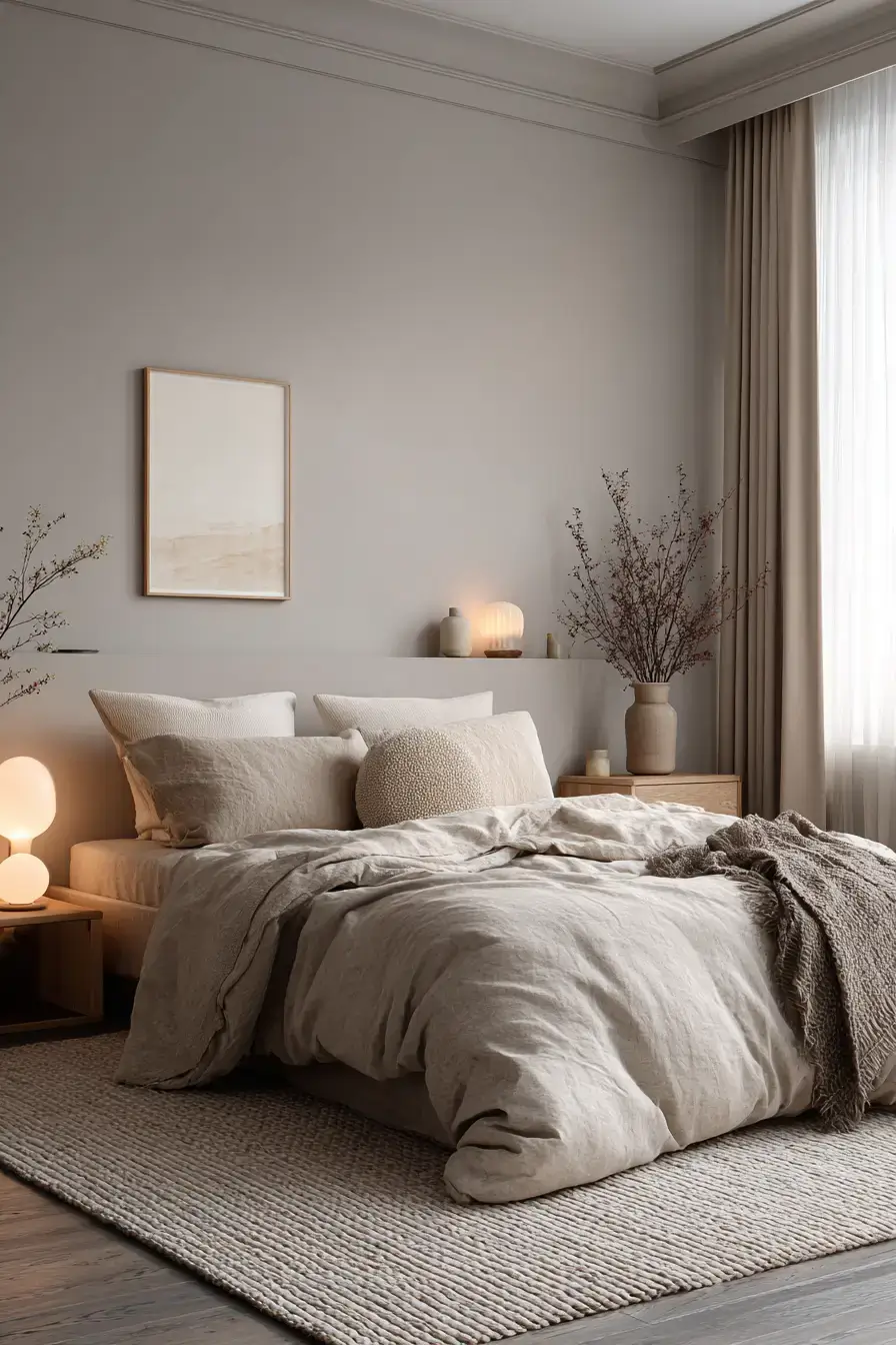 29 Cozy Minimalist Bedroom Ideas That Invite You to Slow Down 15 cozy minimalist bedroom