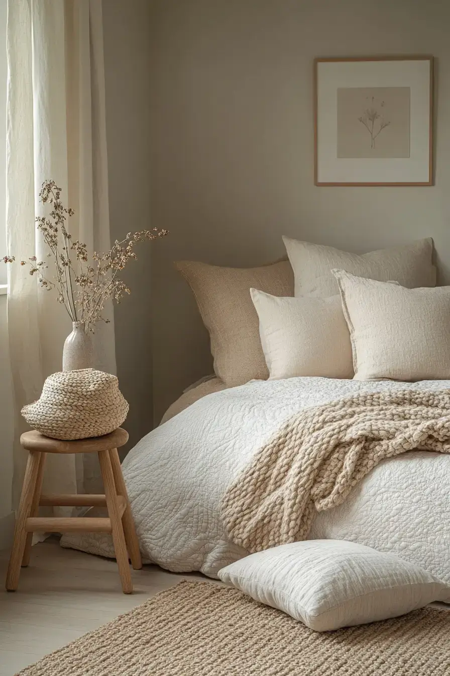 29 Minimalist Boho Bedroom Ideas That Balance Bare and Cozy 15 minimalist boho bedrooms