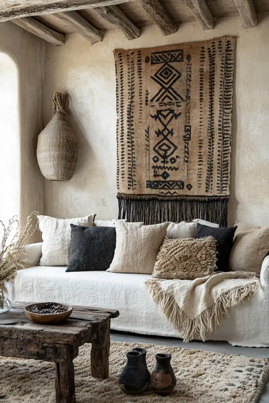 29 Afro Boho Living Room Ideas That Feel Lived-In, Not Staged 16 afro boho living room